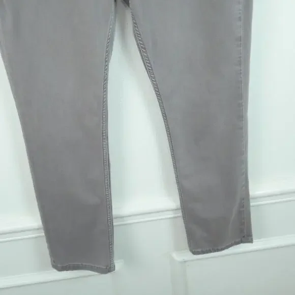 Paige Jeans Mens 32 Gray Lennox Slim Tapered 33 x 27 Actual Stretch Indie Sleaze - Picture 7 of 11